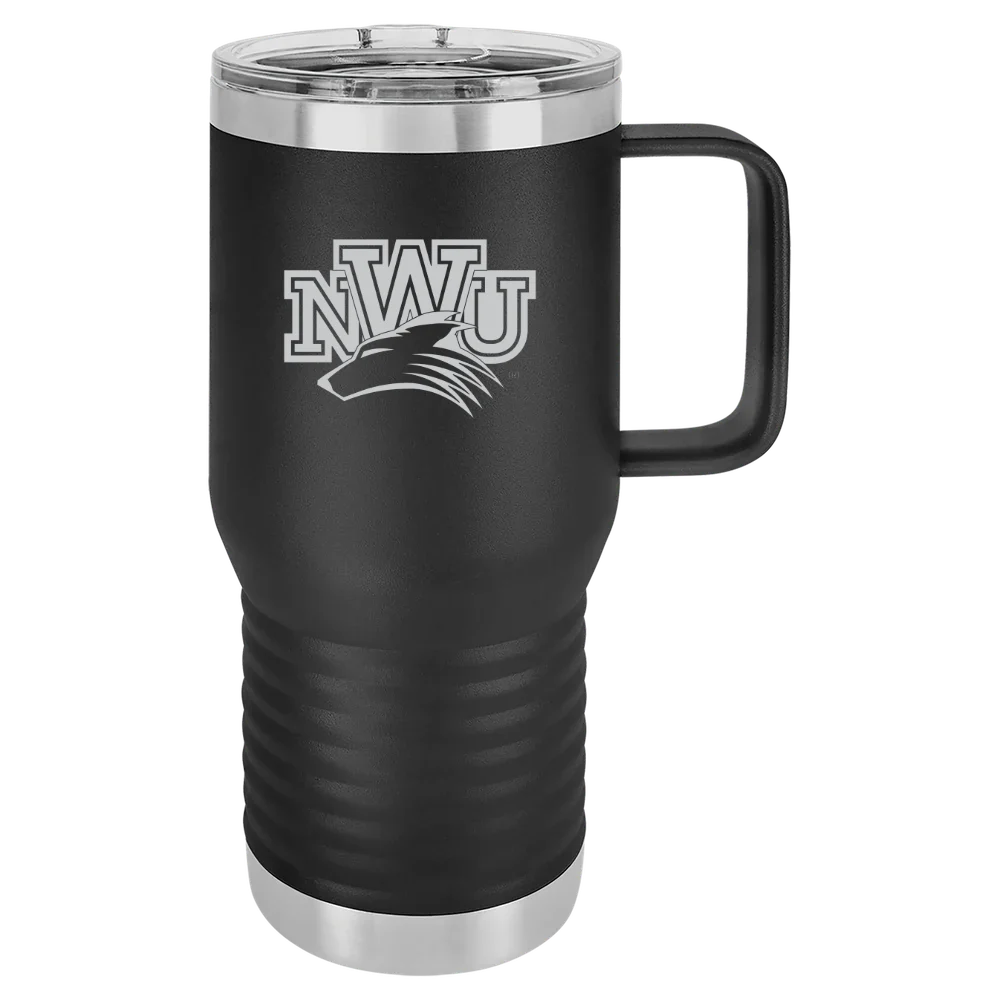 Nebraska Wesleyan University Polar Camel 20 oz. Travel Mug with Slider Lid