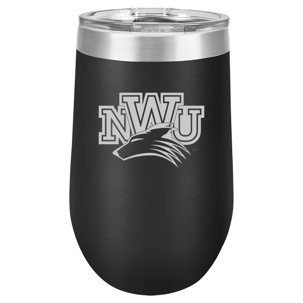 Nebraska Wesleyan University Polar Camel 16 oz. Stemless Wine Tumbler