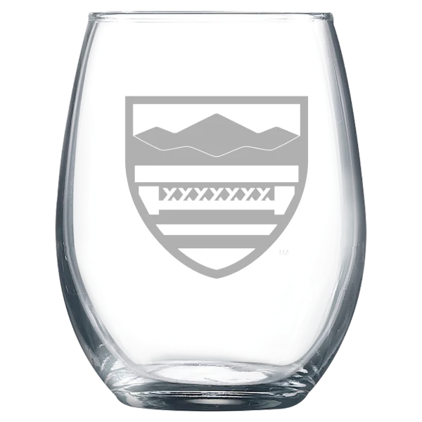 New England College Polar Camel 9 oz. Stemless Wine Glass