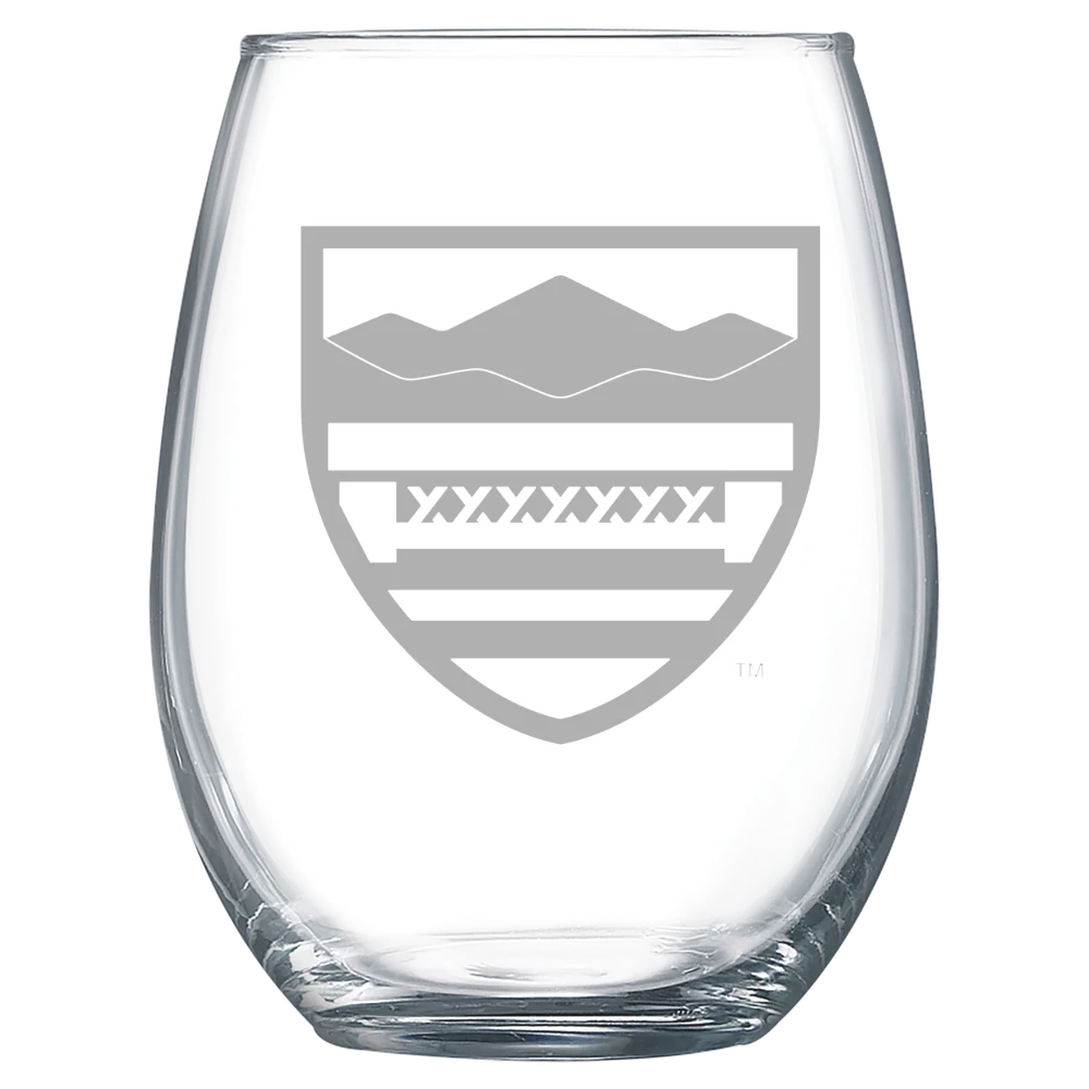 New England College Polar Camel 15 oz. Stemless Wine Glass