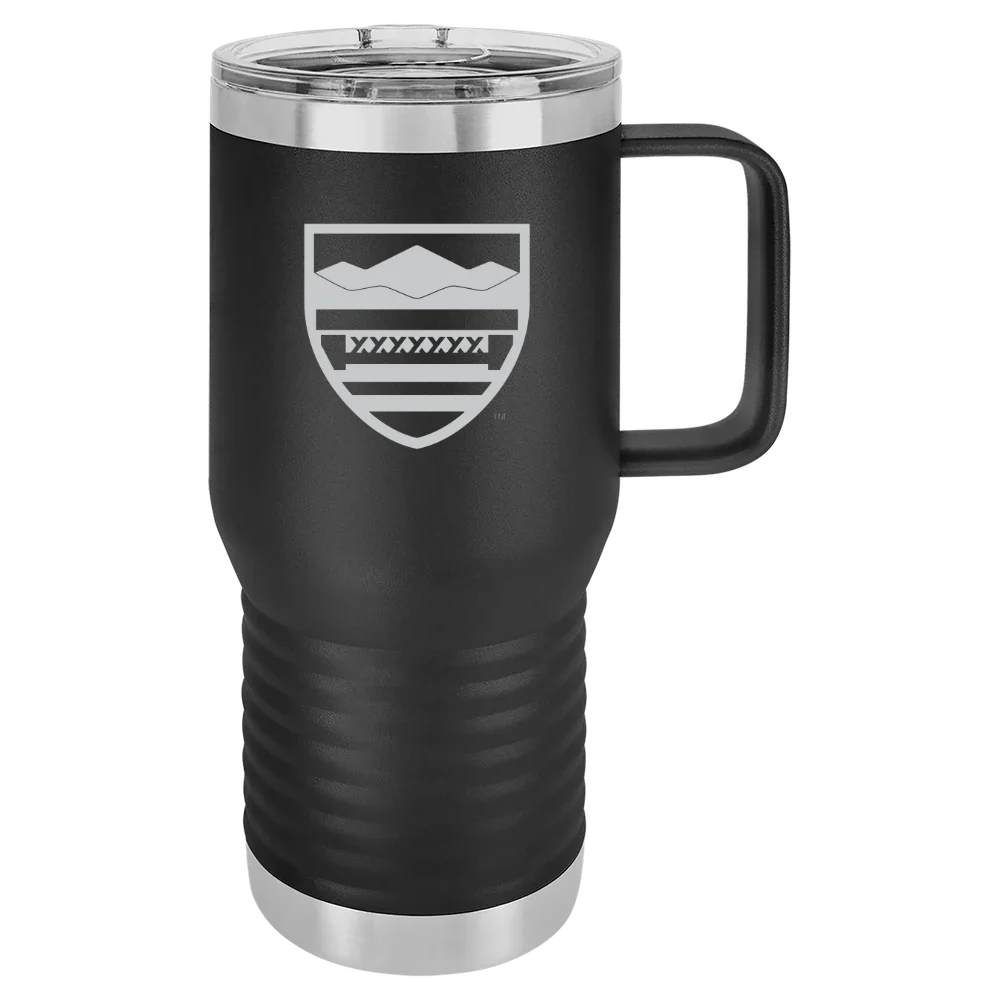 New England College Polar Camel 20 oz. Travel Mug with Slider Lid