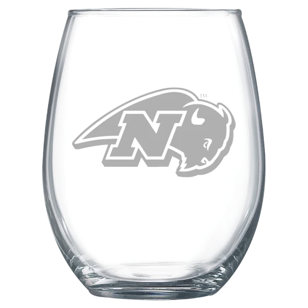 Nichols College Polar Camel 15 oz. Stemless Wine Glass