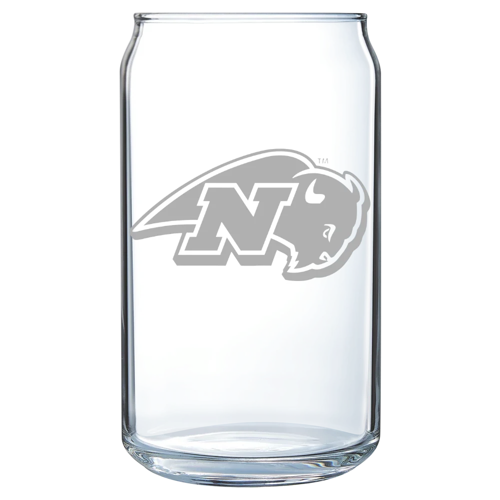 Nichols College Polar Camel 16 oz. Can Glass