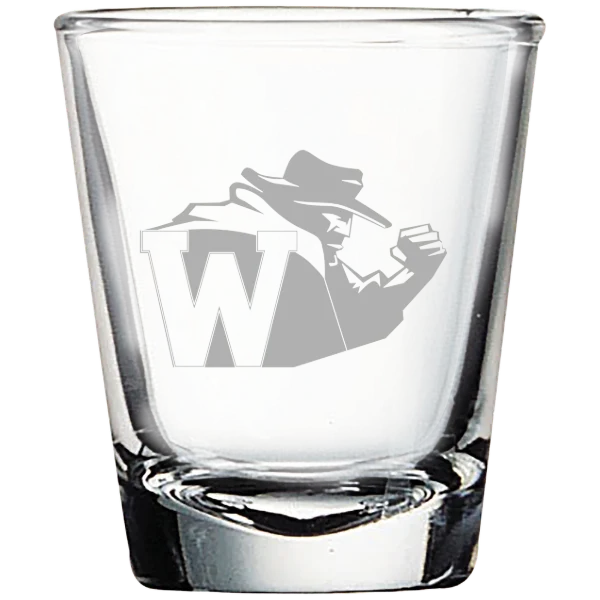 North Carolina Wesleyan University Polar Camel 1.7 oz. Shot Glass