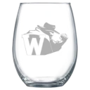 North Carolina Wesleyan University Polar Camel 15 oz. Stemless Wine Glass