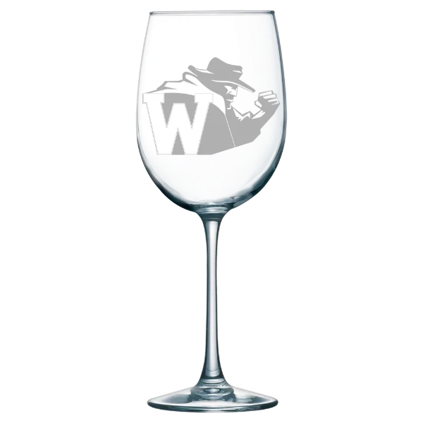 North Carolina Wesleyan University Polar Camel 19 oz. Wine Glass