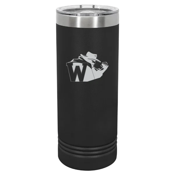 North Carolina Wesleyan University Polar Camel 22 oz. Skinny Tumbler with Slider Lid