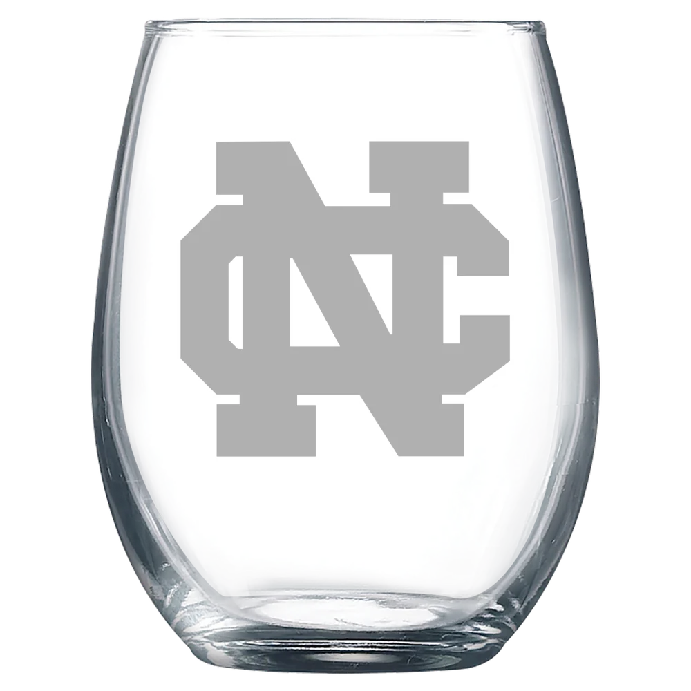 North Central College Polar Camel 9 oz. Stemless Wine Glass