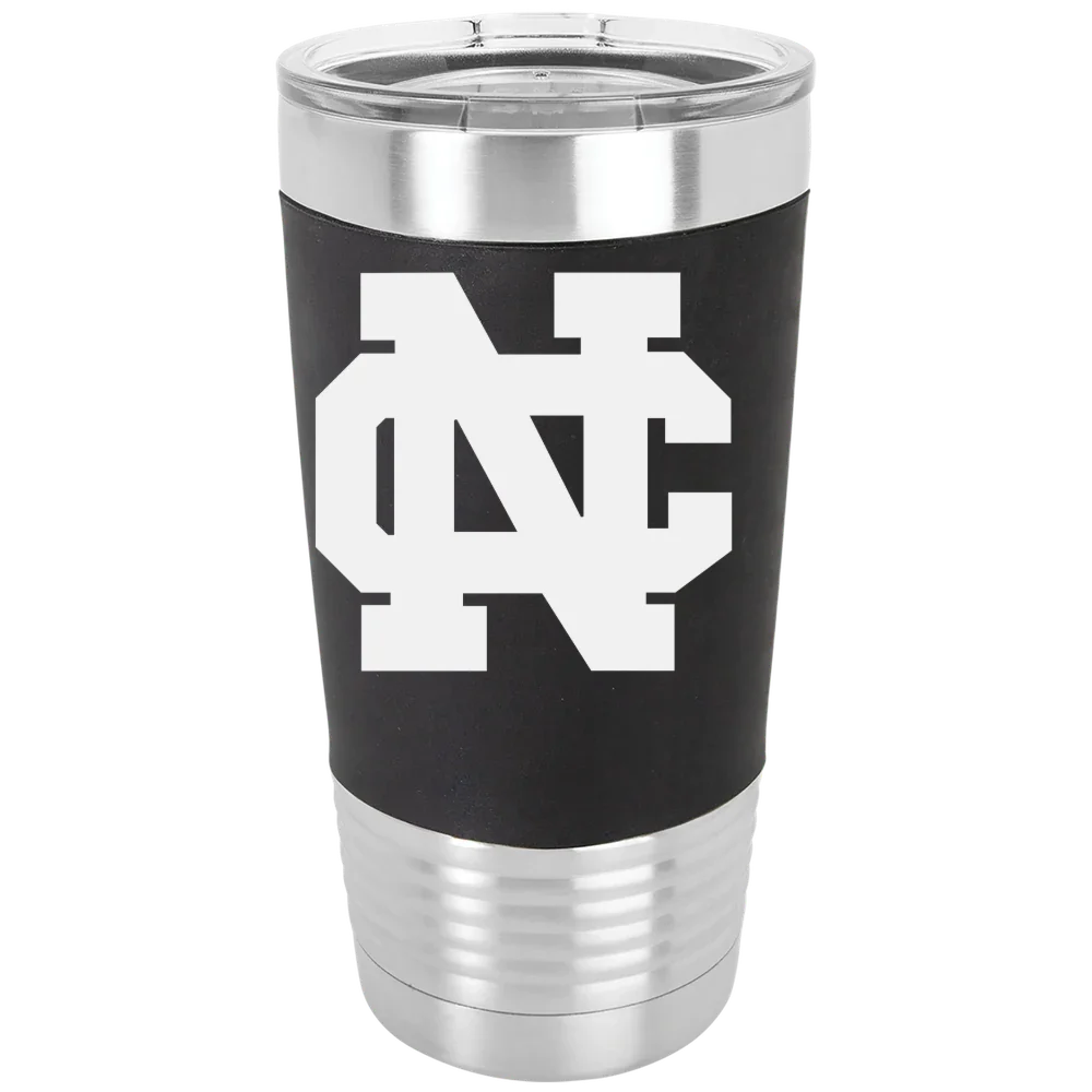 North Central College Polar Camel 20 oz. Silicone Grip Tumbler with Standard Lid