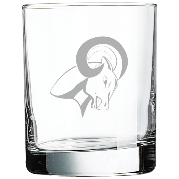 North Central University Polar Camel 10 1/2 oz. On The Rocks Glass