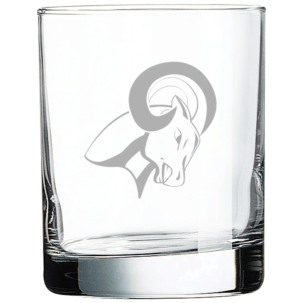 North Central University Polar Camel 10 1/2 oz. On The Rocks Glass