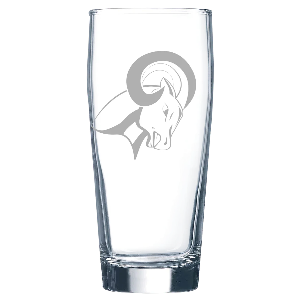 North Central University Polar Camel 16 oz. Willi Becher Beer Glass