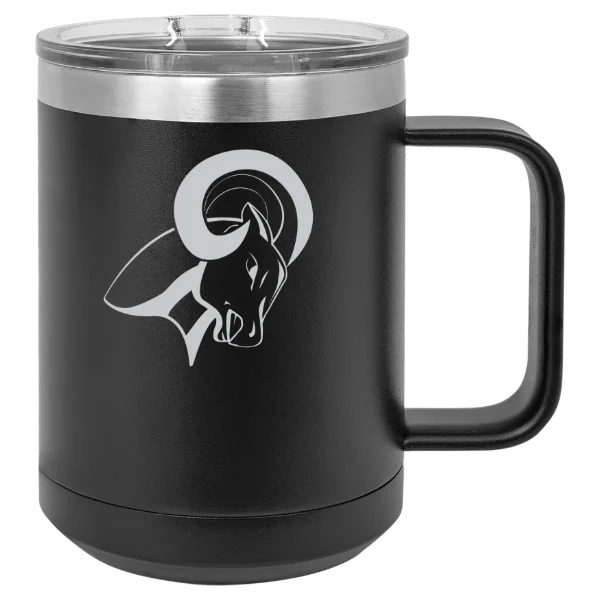 North Central University Polar Camel 15 oz. Mug with Slider Lid