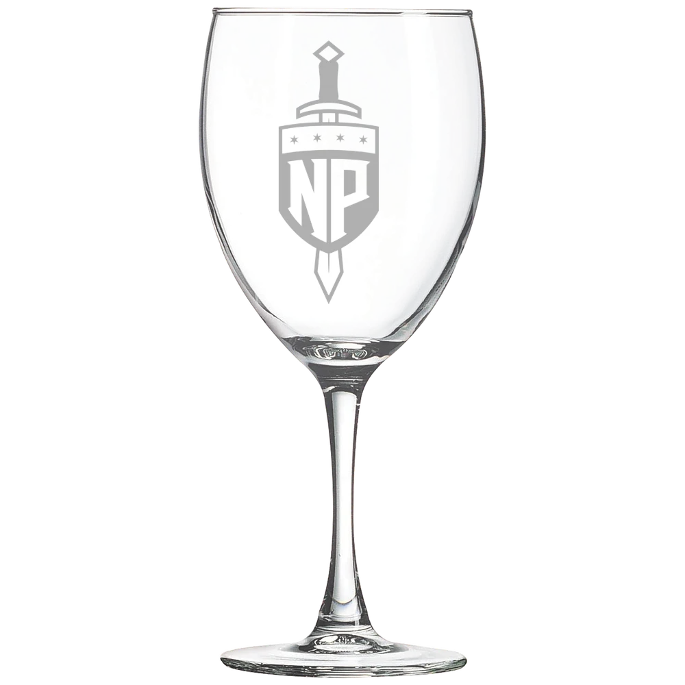 North Park University Polar Camel 10 1/2 oz. Wine Glass