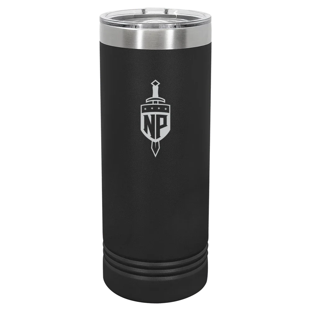 North Park University Polar Camel 22 oz. Skinny Tumbler with Slider Lid