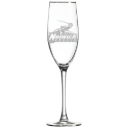 Norwich University Polar Camel 8 oz. Champagne Flute