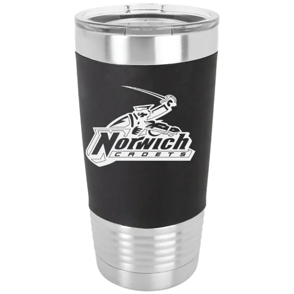 Norwich University Polar Camel 20 oz. Silicone Grip Tumbler with Standard Lid