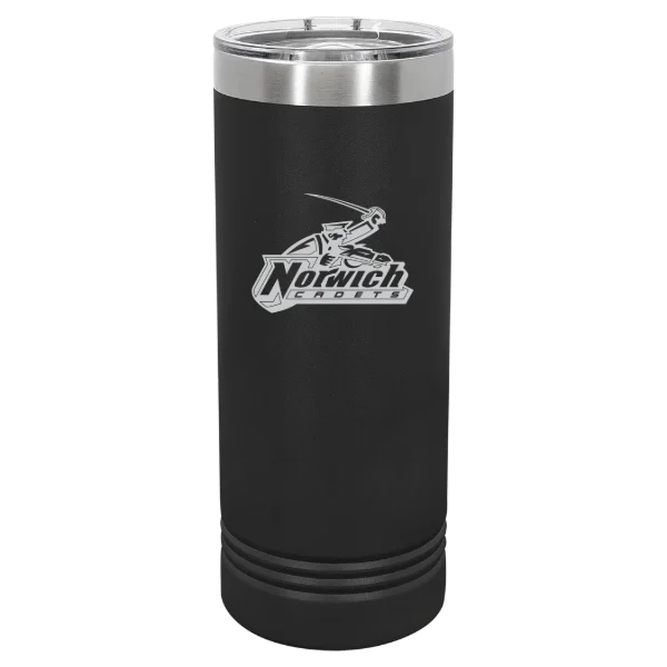 Norwich University Polar Camel 22 oz. Skinny Tumbler with Slider Lid