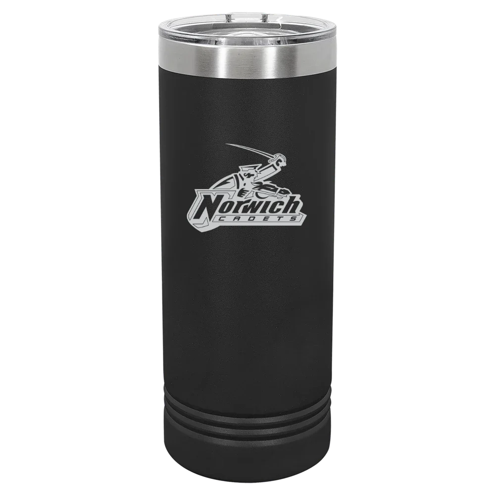 Norwich University Polar Camel 22 oz. Skinny Tumbler with Slider Lid