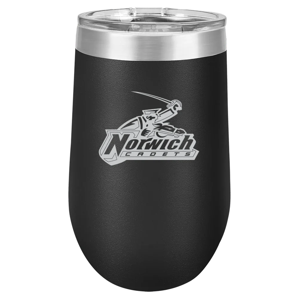 Norwich University Polar Camel 16 oz. Stemless Wine Tumbler