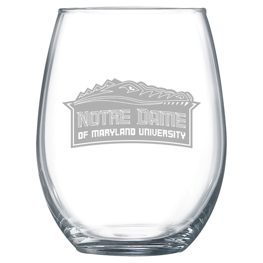 Notre Dame of Maryland University Polar Camel 15 oz. Stemless Wine Glass