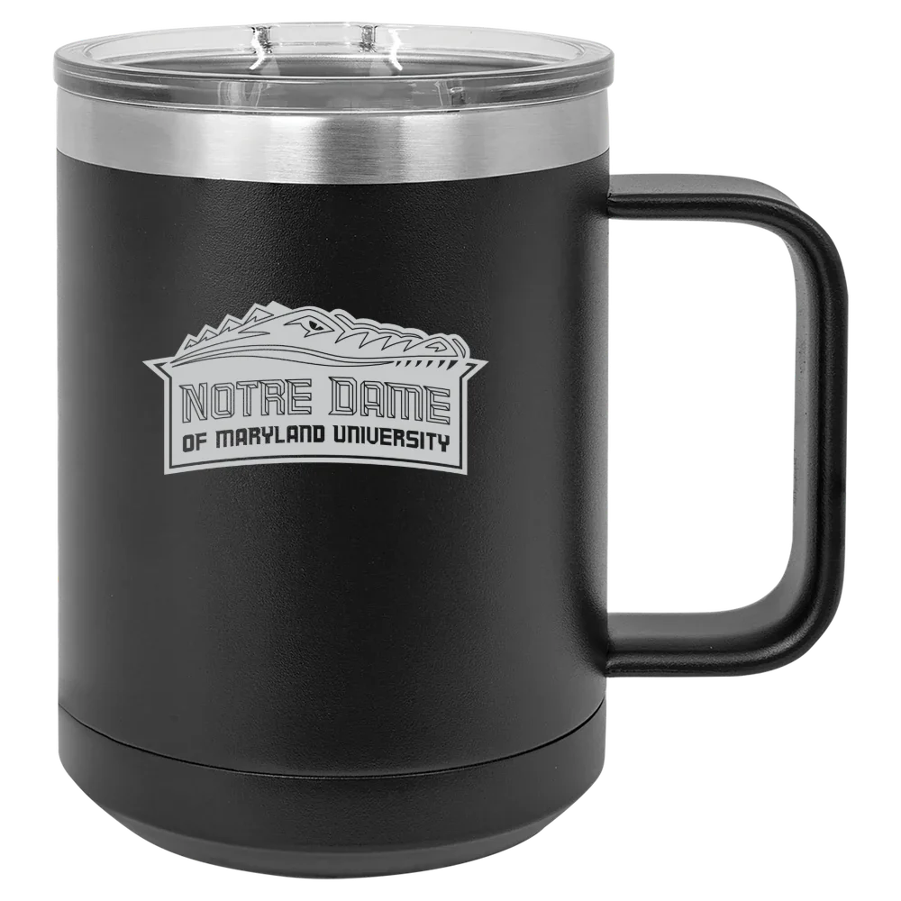 Notre Dame of Maryland University Polar Camel 15 oz. Mug with Slider Lid