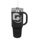 Oberlin College Polar Camel 40 oz. Travel Mug with Snap Lid & Straw