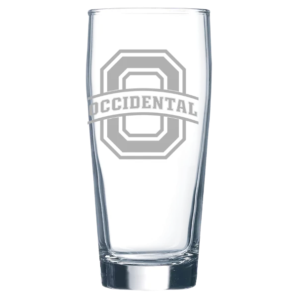 Occidental College Polar Camel 16 oz. Willi Becher Beer Glass