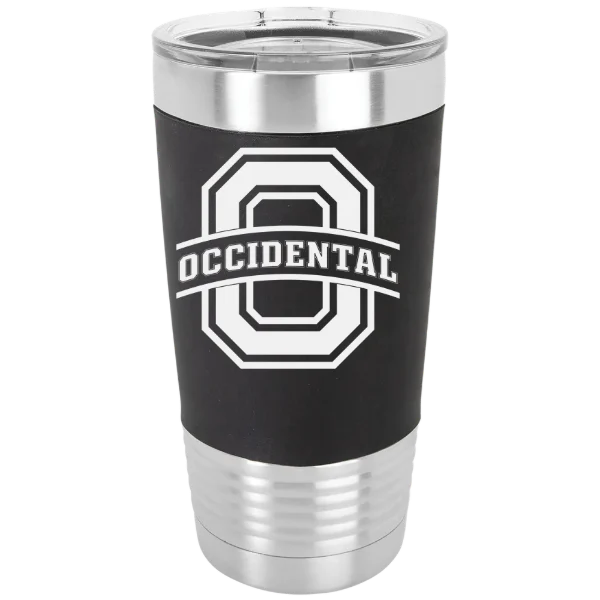 Occidental College Polar Camel 20 oz. Silicone Grip Tumbler with Standard Lid