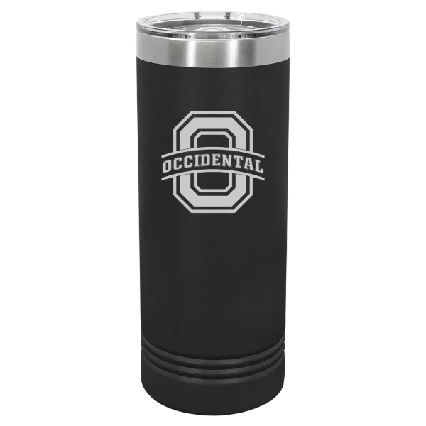 Occidental College Polar Camel 22 oz. Skinny Tumbler with Slider Lid