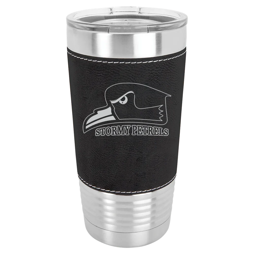 Oglethorpe University Polar Camel 20 oz. Leatherette Grip Tumbler with Standard Lid