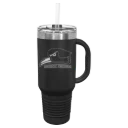 Oglethorpe University Polar Camel 40 oz. Travel Mug with Snap Lid & Straw