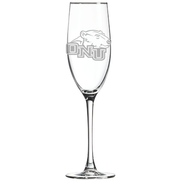 Ohio Northern University Polar Camel 8 oz. Champagne Flute