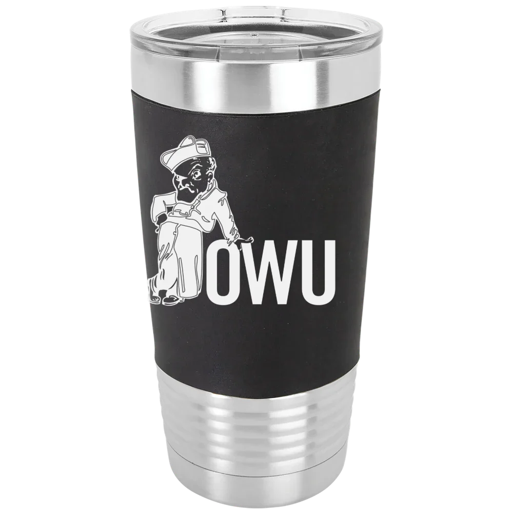 Ohio Wesleyan University Polar Camel 20 oz. Silicone Grip Tumbler with Standard Lid
