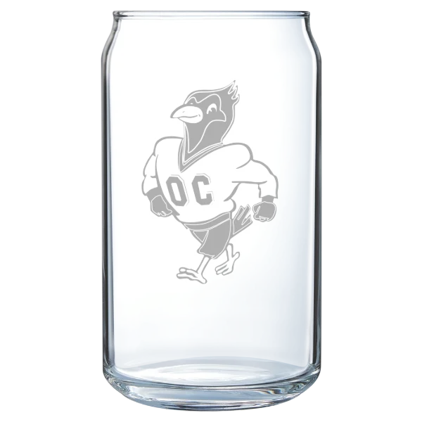 Otterbein University Polar Camel 16 oz. Can Glass