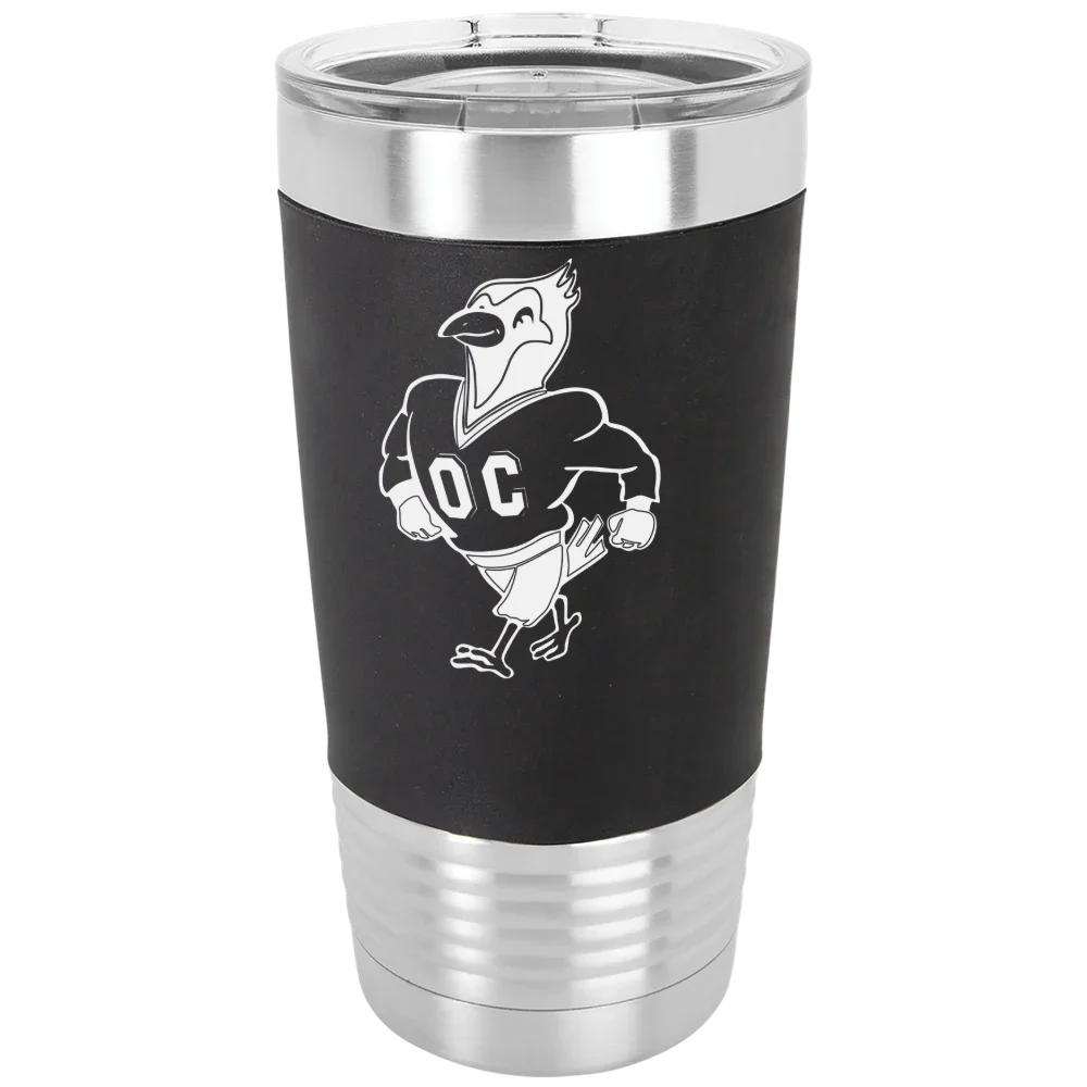 Otterbein University Polar Camel 20 oz. Silicone Grip Tumbler with Standard Lid
