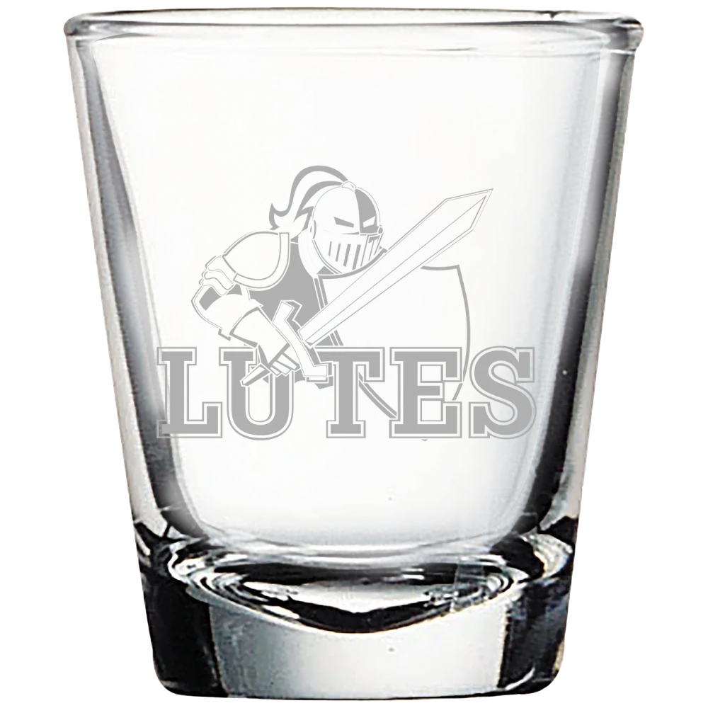 Pacific Lutheran University Polar Camel 1.7 oz. Shot Glass