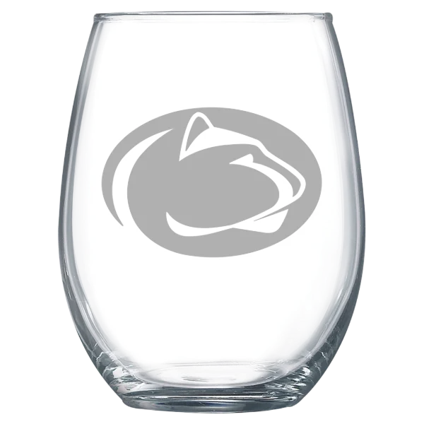 Penn State University, Altoona Polar Camel 15 oz. Stemless Wine Glass