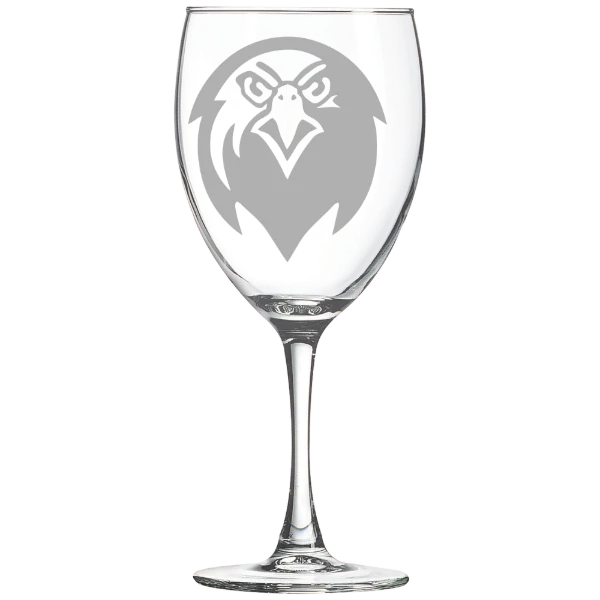 Pfeiffer University Polar Camel 10 1/2 oz. Wine Glass