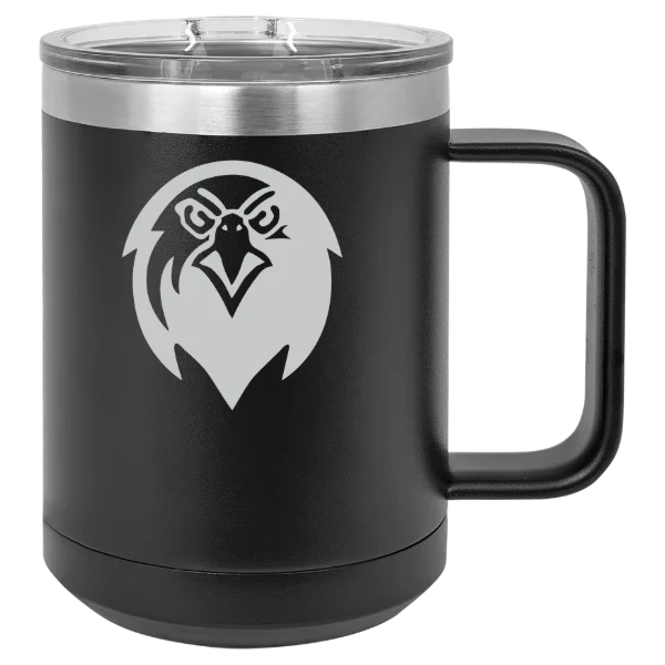 Pfeiffer University Polar Camel 15 oz. Mug with Slider Lid