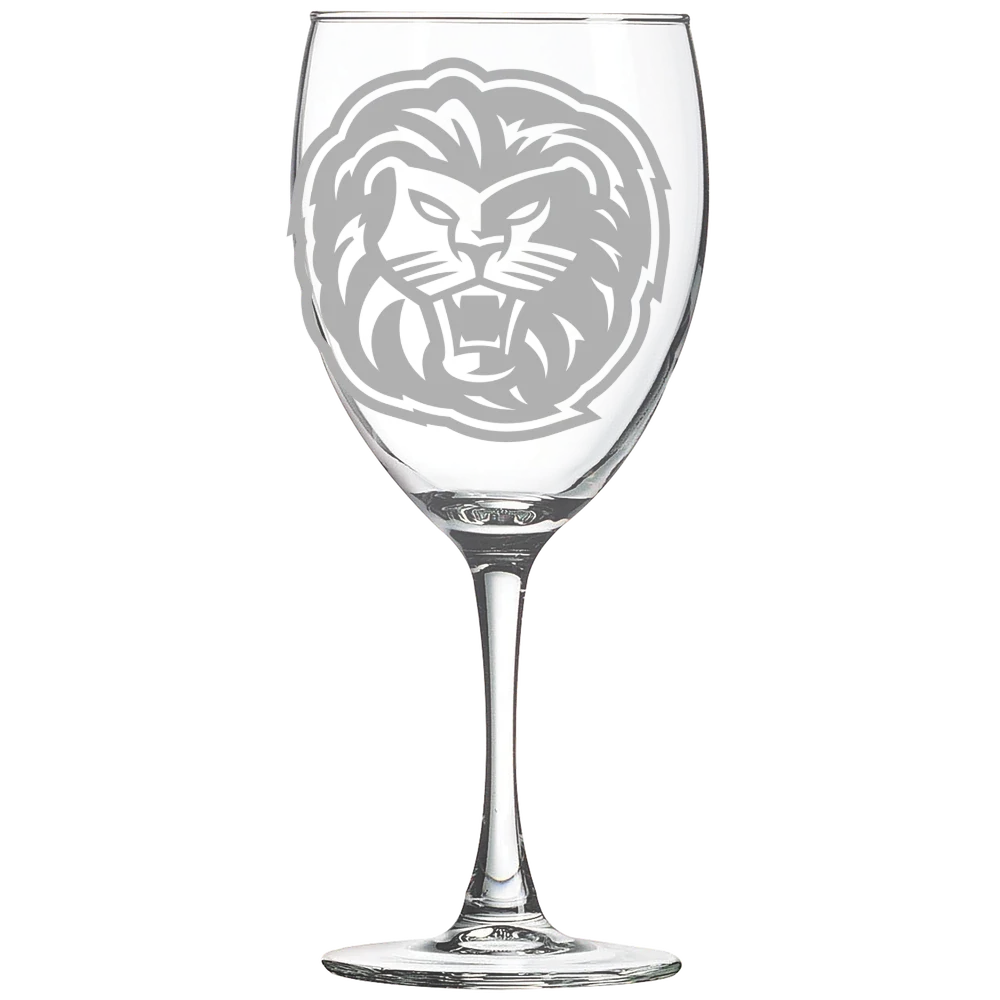 Piedmont University Polar Camel 10 1/2 oz. Wine Glass