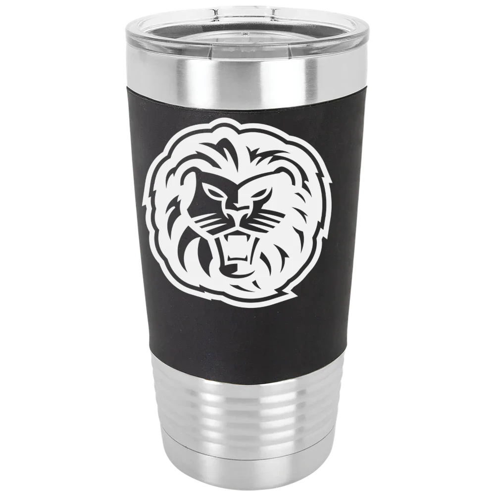 Piedmont University Polar Camel 20 oz. Silicone Grip Tumbler with Standard Lid