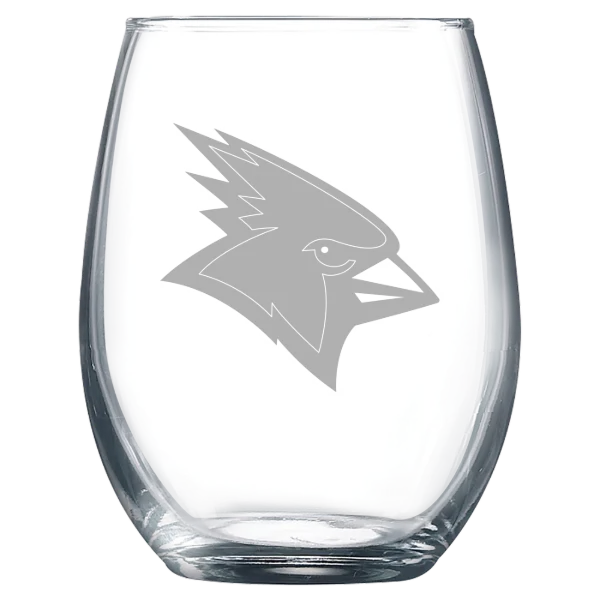 Plattsburgh State University of New York Polar Camel 9 oz. Stemless Wine Glass