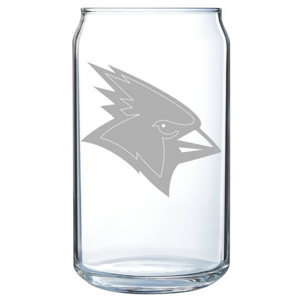 Plattsburgh State University of New York Polar Camel 16 oz. Can Glass
