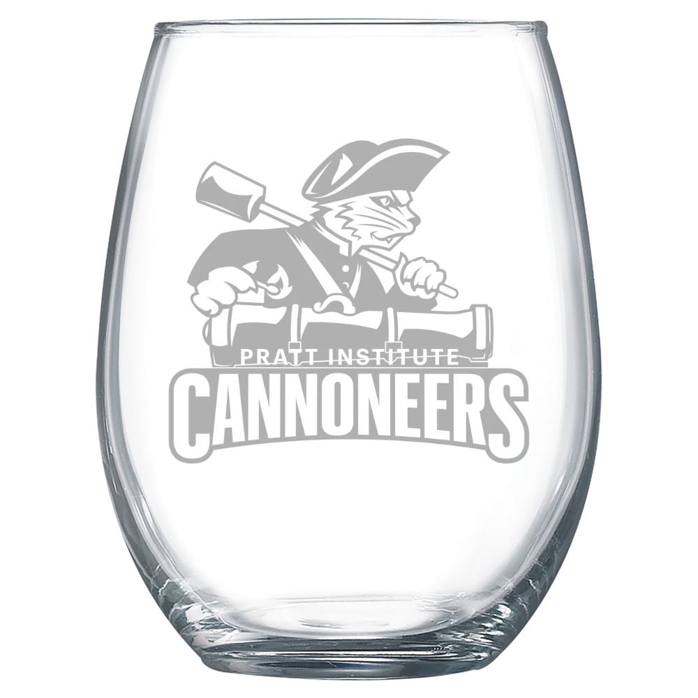 Pratt Institute Polar Camel 15 oz. Stemless Wine Glass