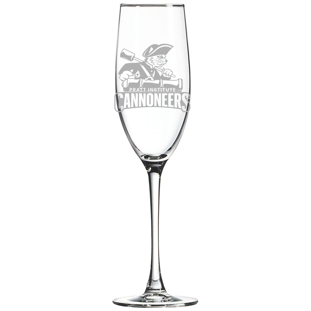Pratt Institute Polar Camel 8 oz. Champagne Flute