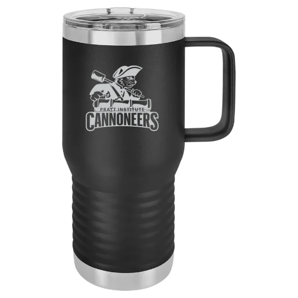Pratt Institute Polar Camel 20 oz. Travel Mug with Slider Lid