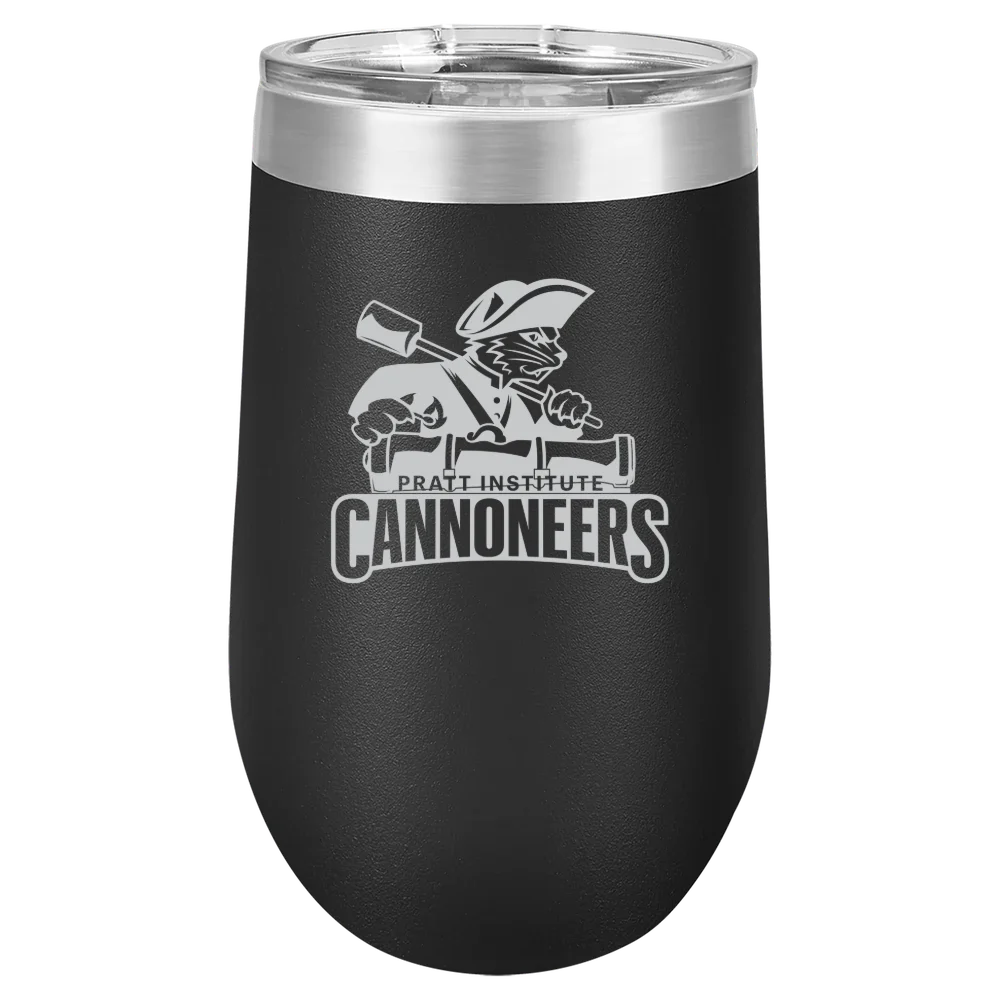Pratt Institute Polar Camel 16 oz. Stemless Wine Tumbler