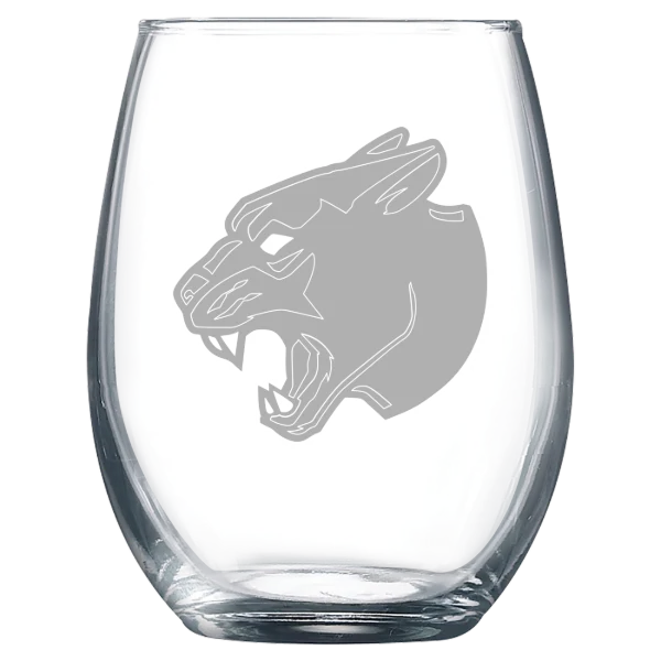 Purchase College, State University of New York Polar Camel 9 oz. Stemless Wine Glass