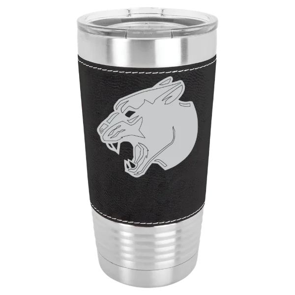 Purchase College, State University of New York Polar Camel 20 oz. Leatherette Grip Tumbler with Standard Lid
